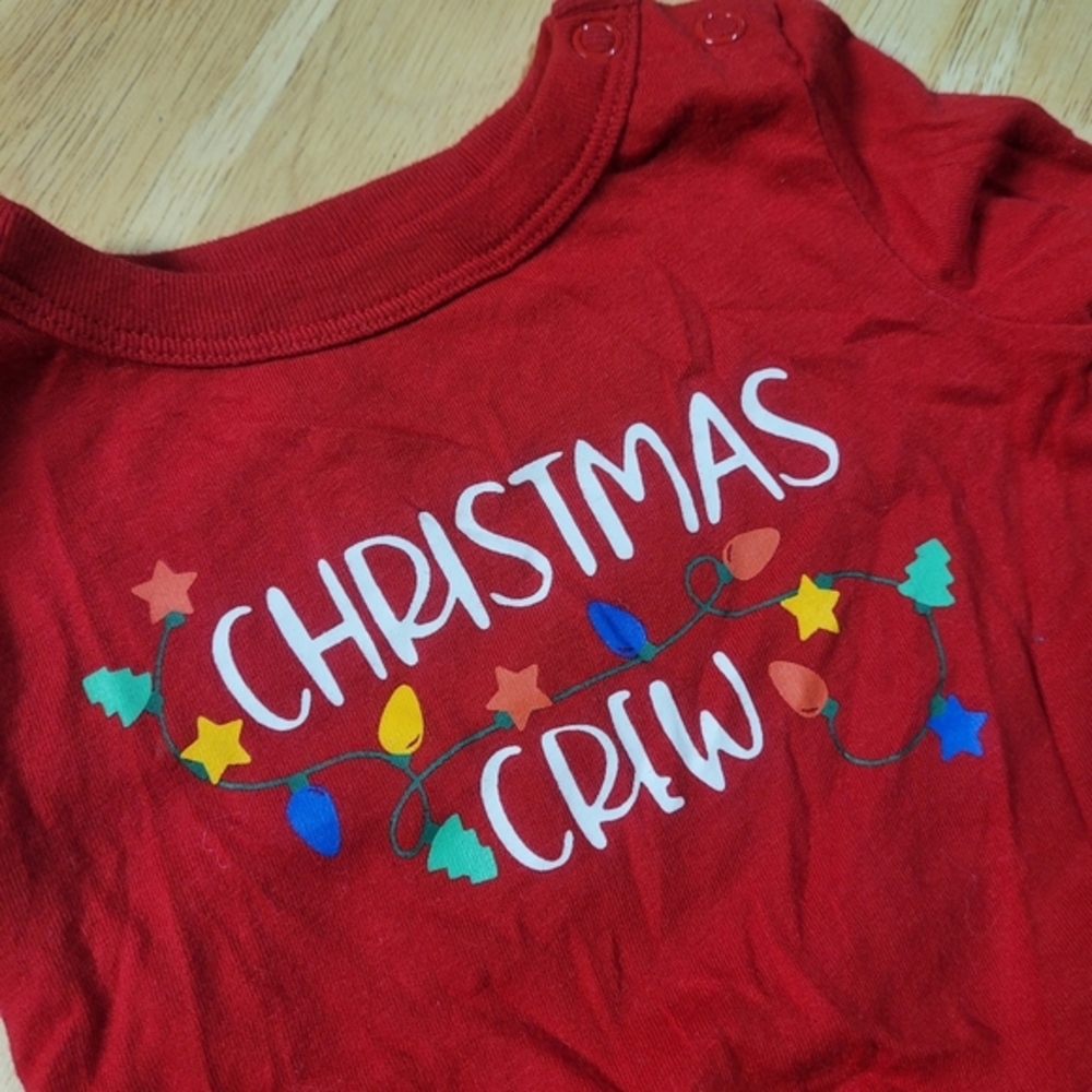 Holiday Time Long‎ Sleeve Bodysuit 3-6 months
